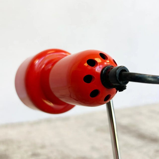 Plastic Mid-Century Red Spotlight Desk Lamp from Habitat For Sale - Image 7 of 10