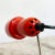 Plastic Mid-Century Red Spotlight Desk Lamp from Habitat For Sale - Image 7 of 10