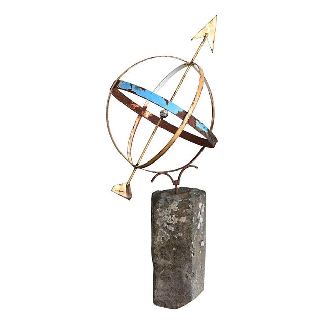English English 19th Century Garden Armillary Sphere on Column For Sale - Image 3 of 11
