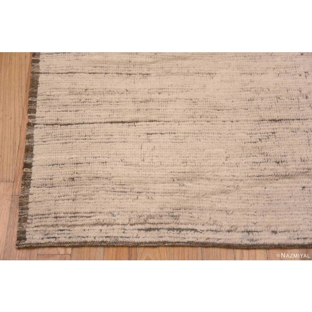 Nazmiyal Collection Abstract Modern Runner Rug For Sale - Image 4 of 5