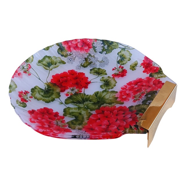 Shell-Shaped Methacrylate Tray, 1980s For Sale