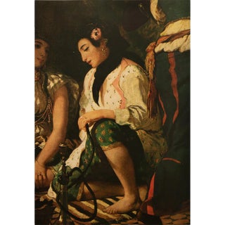 1940s After Eugene Delacroix "Women of Algiers" (Fragment) First Edition Swiss Photogravure For Sale