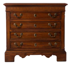 Mid 20th Century Small Quality Four Drawer Chest