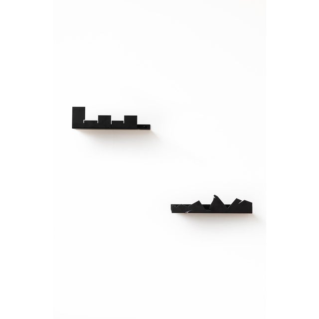 NVMD Floating Shelves in Black Steel from EMKO, Set of 3 For Sale - Image 15 of 18
