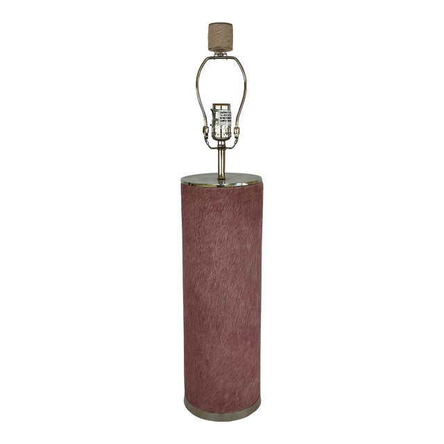 Arteriors Modern Violet Hide Kelli Table Lamp For Sale
