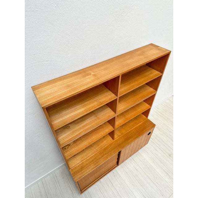 Ash Sideboard with Shelves by Erich Stratmann for Oldenburg Möbelwerkstätten, 1950s For Sale - Image 6 of 17