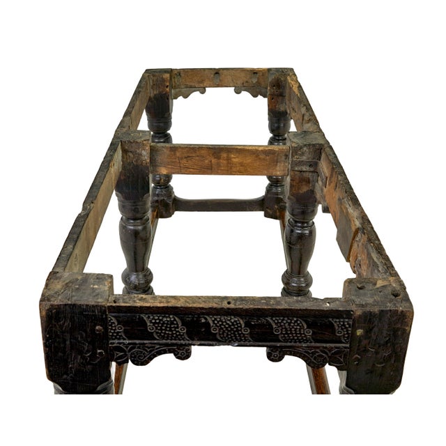 Wood Late Elizabethan Oak Refectory Table, 1590s For Sale - Image 7 of 11