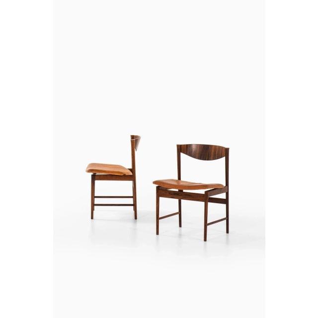 Rosewood Dining Chairs by Ib Kofod-Larsen for Seffle Möbelfabrik, 1960s, Set of 6 For Sale - Image 3 of 10