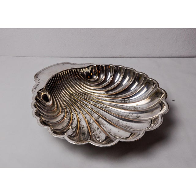 Silver Silver-Plated Shell Vide Poche, Spain, 1970s For Sale - Image 8 of 8