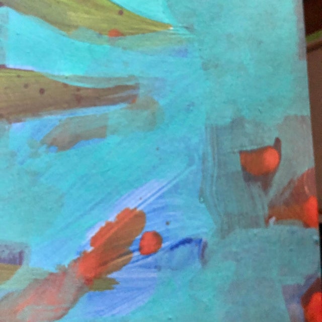 Contemporary Painting on Archival Paper by Cassandra Auker,”Jungle Atmosphere” For Sale - Image 4 of 5