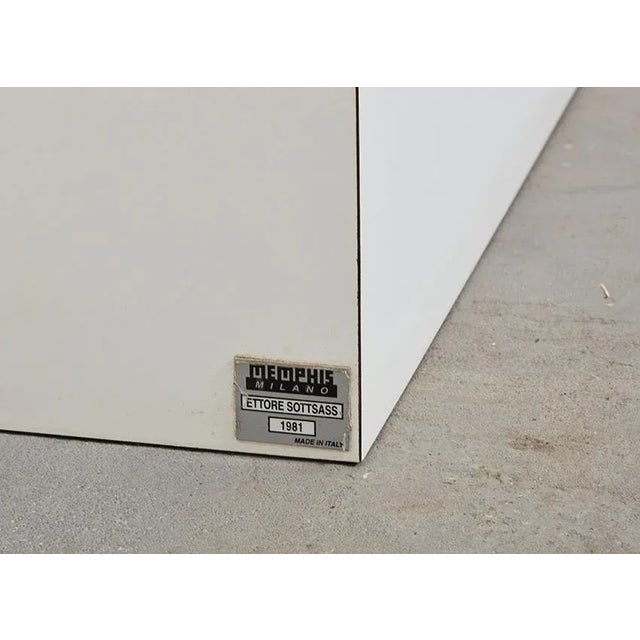Black Early Suvretta Bookcase by Ettore Sottsass for Memphis Milano, 1980s For Sale - Image 8 of 9