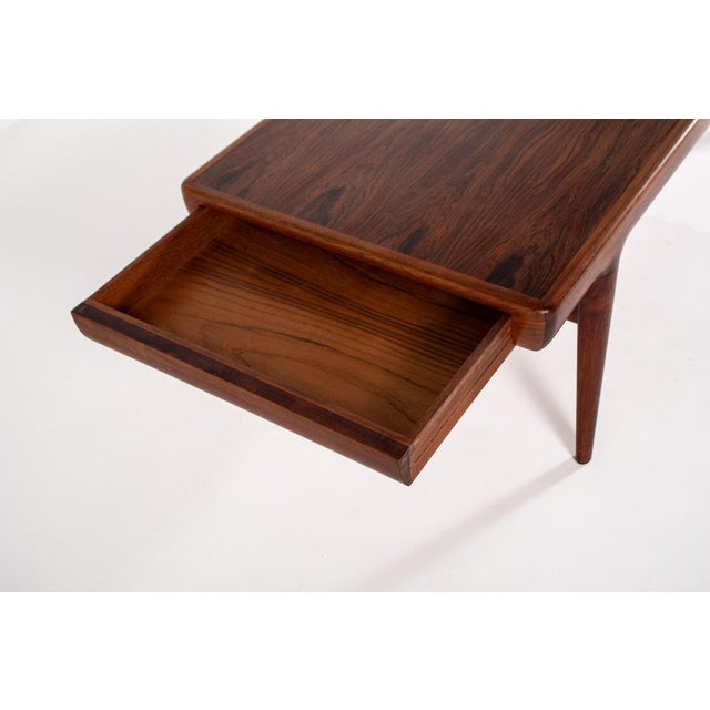 1960s Vintage Rosewood Coffee Table by Johannes Andersen for CFC Silkeborg, 1960s For Sale - Image 5 of 18