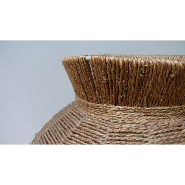 Austrian Brass, Wood & Cord Table Lamp with Crow's Foot, 1950s For Sale - Image 9 of 18