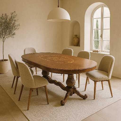 Antique Renaissance Revival Marquetry Walnut Oval Dining Table, Late 19th Century For Sale - Image 13 of 18