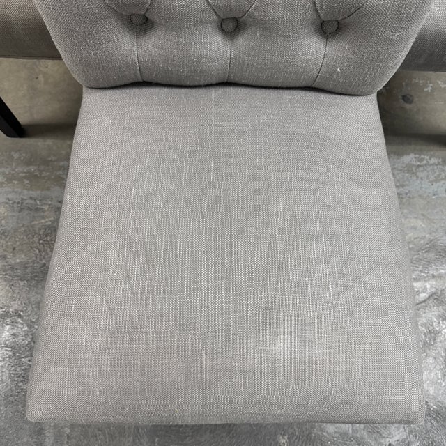 2010s Restoration Hardware Bennett Dining Side Chairs, Set of Six For Sale - Image 5 of 12