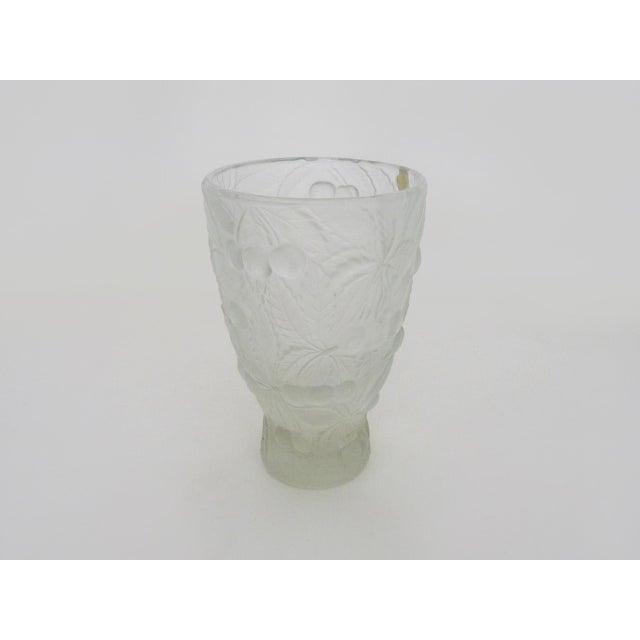 Vintage Crystal Vase, 1970s For Sale - Image 4 of 9