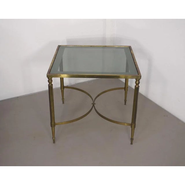 Coffee Table in Brass, Italy, 1950s For Sale - Image 10 of 10