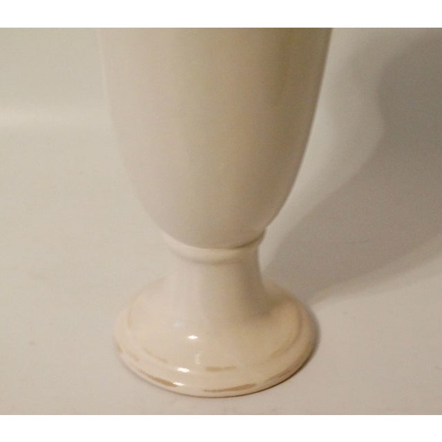 French Ceramic Glazed Lidded Urn, 16 Inch Height For Sale - Image 4 of 10
