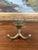 Industrial Likely Antique Brass Toned Tripod Wall Hook or Hat Rack Base Mount For Sale - Image 3 of 6