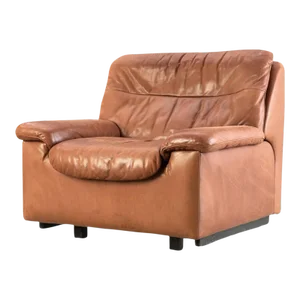 Late 20th Century Desede "Ds-66" Lounge Chair in Patinated Leather