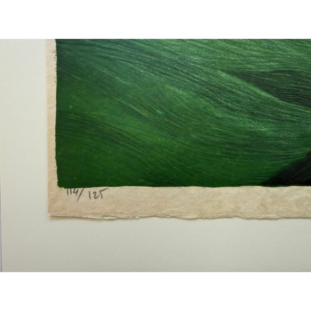 Roger Muhl Signed Lithograph of Lake Saint-Cassien in Provence, France For Sale - Image 4 of 5