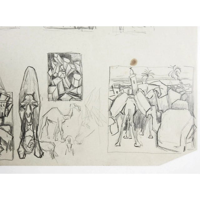 Camel Pencil Studies by George Baer For Sale - Image 4 of 5