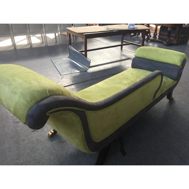 Empire Style Chaise Lounge With Ultrasuede Chairish