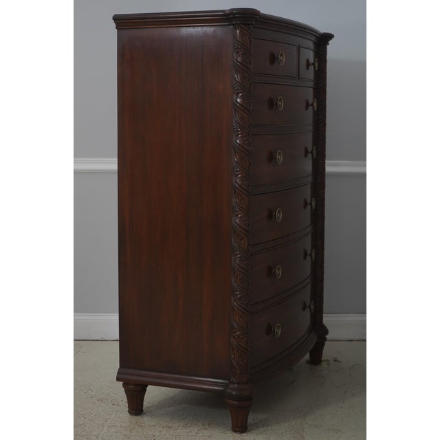Age: Approx: 20 Years Old Details: Antiquities Collection Ornate Carved Columns Dovetailed Drawer Construction High...
