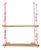 Pink Shelves in Metal and Wood, 1970s For Sale