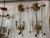 Art Deco Wall Lamps and Chandelier with 12 Lamps, 1970s, Set of 5 For Sale - Image 9 of 18