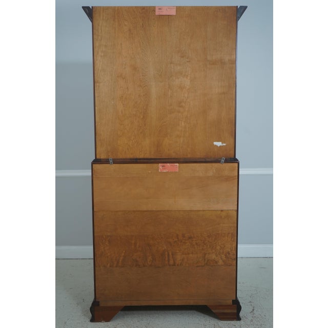 Henkel Harris Model 6003 Mahogany John Hancock Secretary Desk For Sale - Image 15 of 17