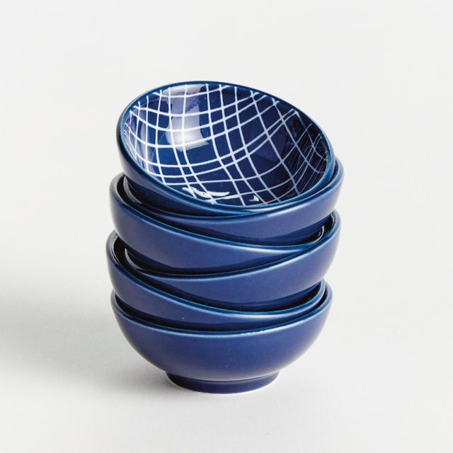 Modern Stria Weaves Dip Bowls, Set Of 6 For Sale - Image 3 of 8