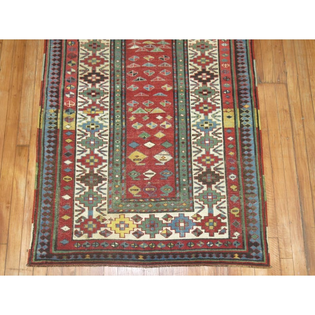 Contemporary Rustic 19th Century Caucasian Talish Runner - 3'5" x 8'6" For Sale - Image 3 of 6