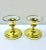 Baldwin Brass Candlesticks With Glass Bobeches – Set of 6 Vintage Brass Candle Holders For Sale In Louisville - Image 6 of 12