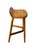 Geiger Attributed Crosshatch Counter Stool by Eoos for MillerKnoll | Solid Walnut Sculptural Wood Bar Stool For Sale - Image 11 of 13