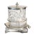 1920s English Crystal Ice Bucket w/Tongs For Sale