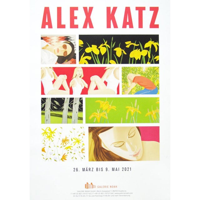 Alex Katz Official Exhibition Poster Publisher: Galerie Noah Augsburg Dimensioni: 23,2 x 33 in / 59 x 84 cm Sold unframed
