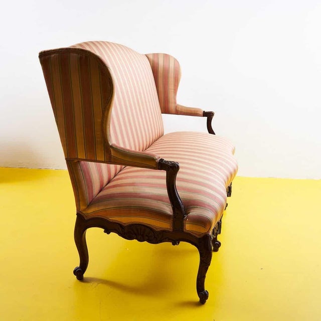 Late 19th/Early 20th Century Wooden Sofa For Sale - Image 8 of 14