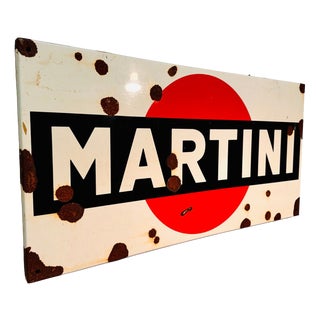 Vintage Martini Sign, 1950s For Sale