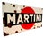 Vintage Martini Sign, 1950s For Sale