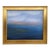 Abstract Landscape Canvas Painting With a Gold Frame For Sale