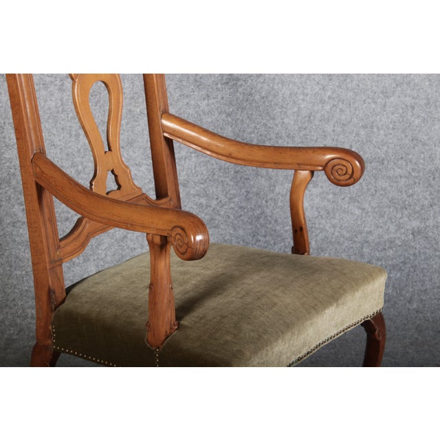 Antique Baroque Armchair, 18th Century For Sale - Image 12 of 18