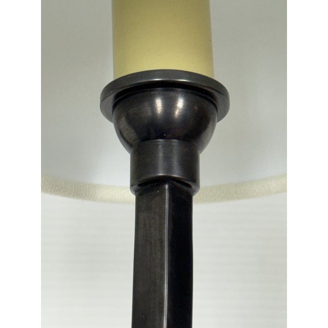 Thomas O'Brien for Visual Comfort Reed Iron Double Sconce For Sale - Image 11 of 12