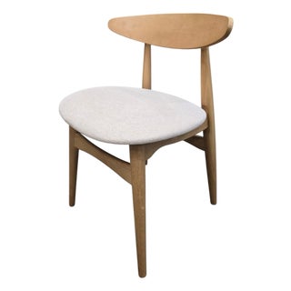 Mid 20th Century MCM Beachwood Hans Wegner Style Chair For Sale