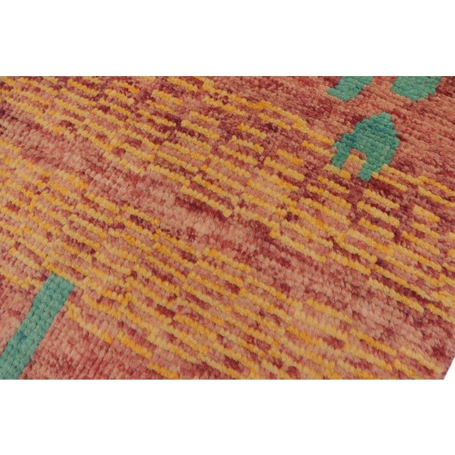 1990s Contemporary Balochi Purple/Blue Wool Rug - 4'11''x8'1'' For Sale - Image 5 of 11