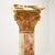 1930s Onyx and Gilt Metal Corinthian Column Pedestal, 1930s For Sale - Image 5 of 9