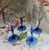 1980s Lennox Swag Drape Cobalt Blue With 22k Gold Rim Wine Glasses For Sale - Image 4 of 4