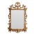 Vintage Ornate Gilt Rococo Chinese Chippendale Style Wall Mirror For Sale