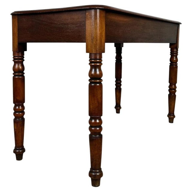 Wood Antique English Mahogany Side Table, 1800s For Sale - Image 7 of 13