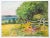 Vintage 1922 New Jersey Landscape Watercolor Painting by Egbert Cadmus For Sale In Seattle - Image 6 of 7
